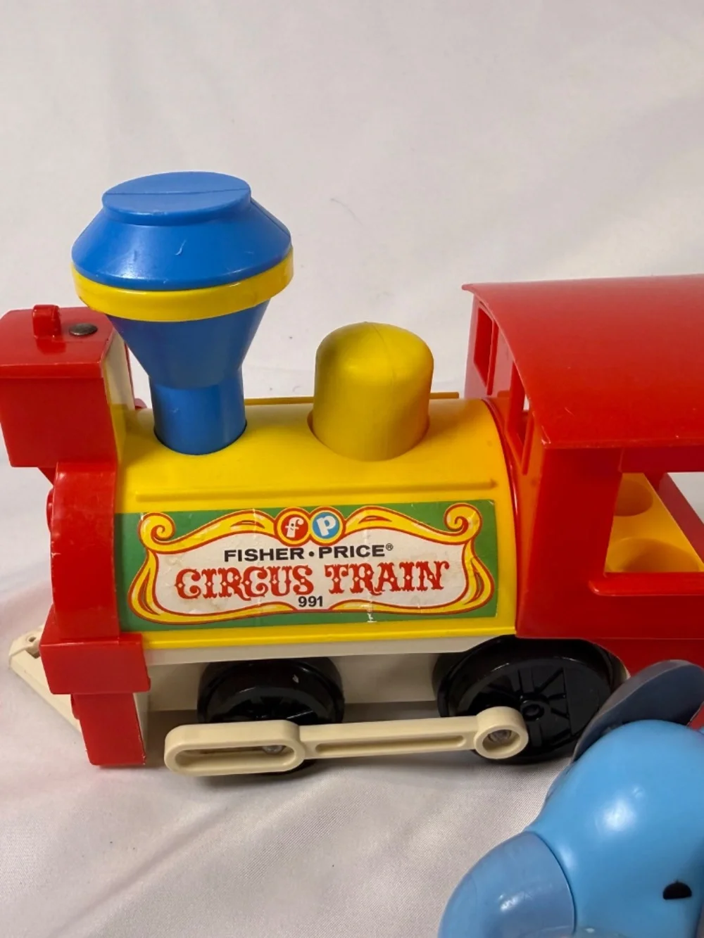 Vintage Fisher Price Little People Circus Train #991 3 Car Set